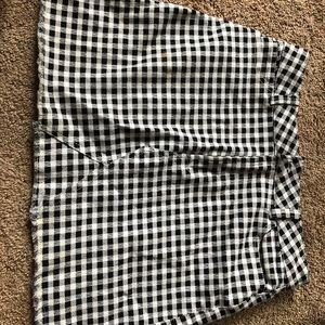 Gingham skirt